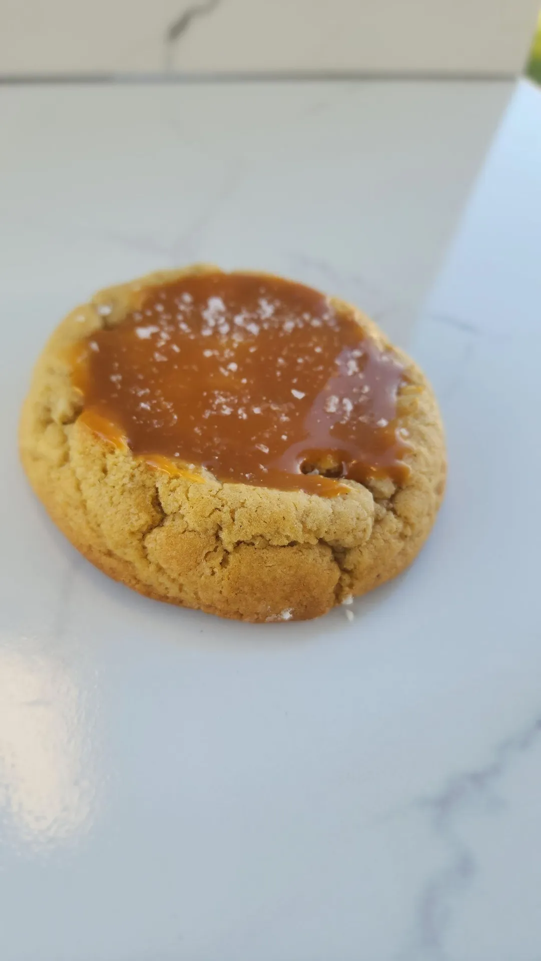 The Velvet Whisk salted caramel cookie
